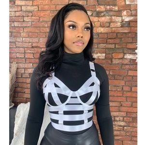 Caged Bandage Corset Top